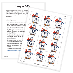 Penguin ABCs activity