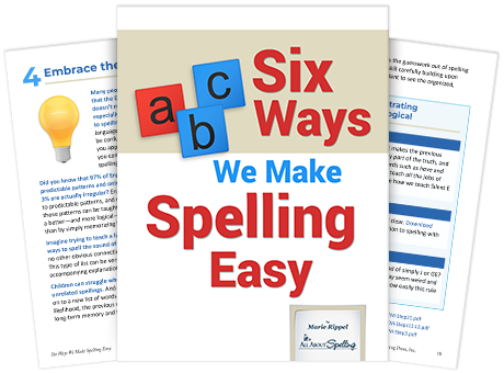 Six Ways We Make Spelling Easy