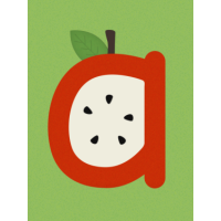 A is for apple