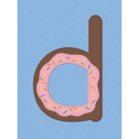 D is for doughnut