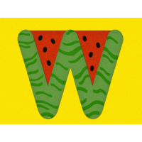 W is for watermelon