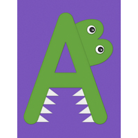 A is for alligator