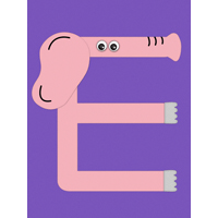 E is for elephant