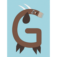 G is for goat
