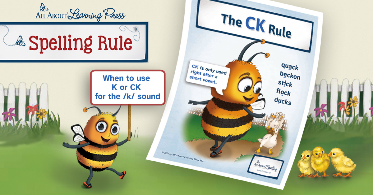 Spelling Rules! The Best Way to Teach the CK Rule - All About Learning ...