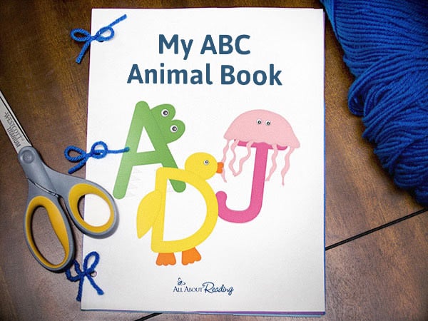 Completed My ABC Animal Book put together